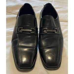 Stacy Adams Young Mans Leather Dress Shoes size 4 M